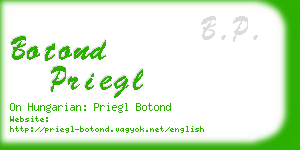 botond priegl business card